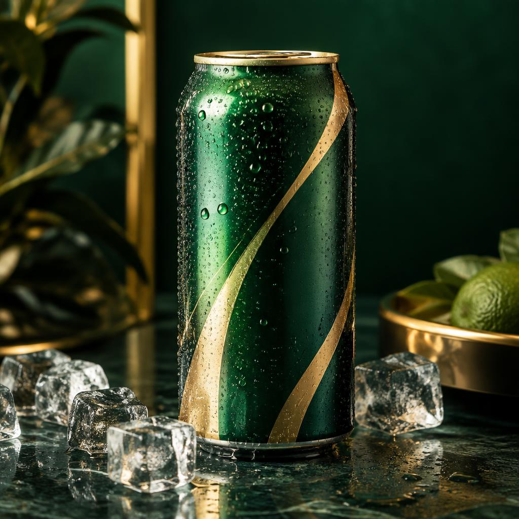Canned soft drink